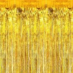 Dekorační závěs metalický zlatý 100 x 200 cm – Hledejceny.cz
