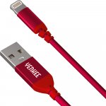 Yenkee YCU 611 RD USB, Lightning, 1m, červený