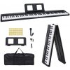 Dětská hudební hračka a nástroj vidaXL 88 kláves Piano Electric Keyboard s hudebním stojanem Skládací