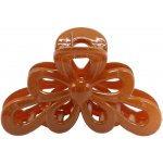 Vyřezávaný skřipec na vlasy Barva: vínově červená – Zboží Dáma