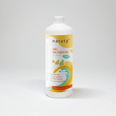 Natuty Gel na nádobí s vůní citronu 1 l – Zboží Mobilmania