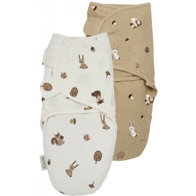 Meyco Zavinovačka 2 balení Forest Animals sand – Zboží Mobilmania