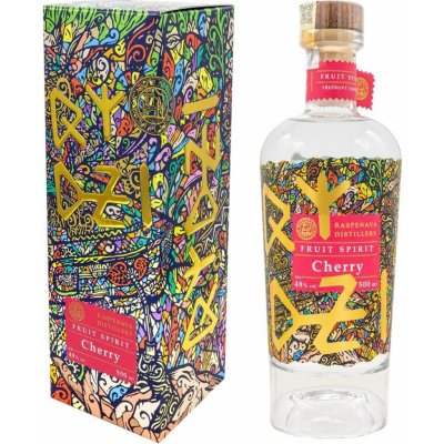 Raspenava Fruit Spirit Cherry 48% 0,5 l (holá láhev) – Zboží Dáma