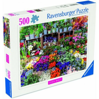 Ravensburger Barevná tržiště Trh s květinami Francie 500 dílků – Hledejceny.cz