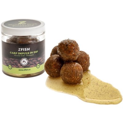 ZFISH Boilies in Dip Carp Impuls 150g 20mm Monster Crab Pineapple – Zboží Mobilmania