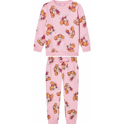 Dětská tepláková souprava 2dílná Tlapková patrola / světle růžová – Sleviste.cz