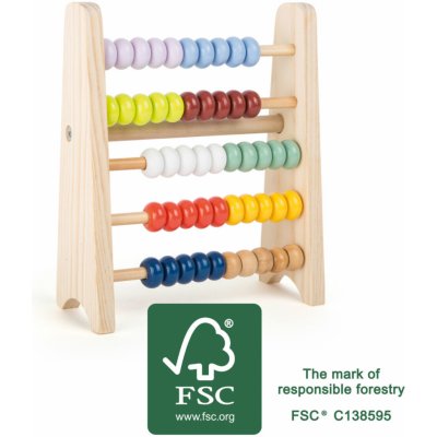 small foot Dřevěné počítadlo Educate – Sleviste.cz