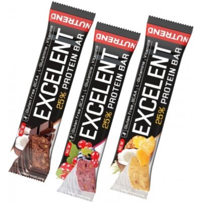 Nutrend Excelent Protein Bar Double with caffeine 85g – Hledejceny.cz