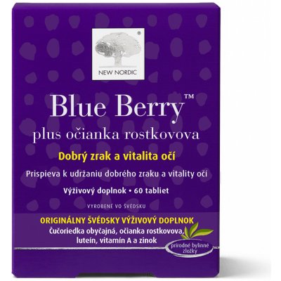 New Nordic Blue Berry 60 tablet – Hledejceny.cz