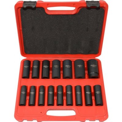 Genborx Sada průmyslových kovaných hlavic YM-8082, 1/2", 10 -32 mm, 16 ks – Zboží Dáma