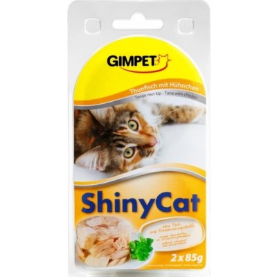 Shiny Cat tuňák a kuře 2 x 70 g