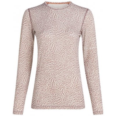 ICEBREAKER Wmns 200 Oasis LS Crewe Flock AOP Summit/Snow/Aop – Zboží Dáma