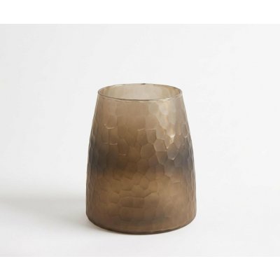 DELIFE Váza Facetta 19×19×22 cm sklo Aurum ručně vyrobená – Hledejceny.cz