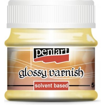 Pentart Lesklý lak na bázi rozpouštědla 50 ml – Zbozi.Blesk.cz