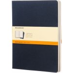 Moleskine Sešity 3 ks linkované modré XL – Zboží Mobilmania