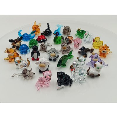 Skleněná zvířátka ruční výroby – Hledejceny.cz