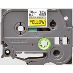 Brother TZe-S641 žlutá černá 18 mm – Zboží Dáma