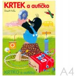 Omalovánky A4 Krtek a autíčko – Zboží Dáma