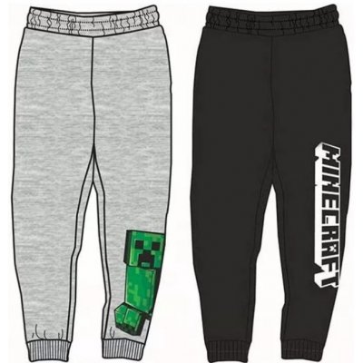 MINECRAFT chlapecké tepláky šedé – Sleviste.cz