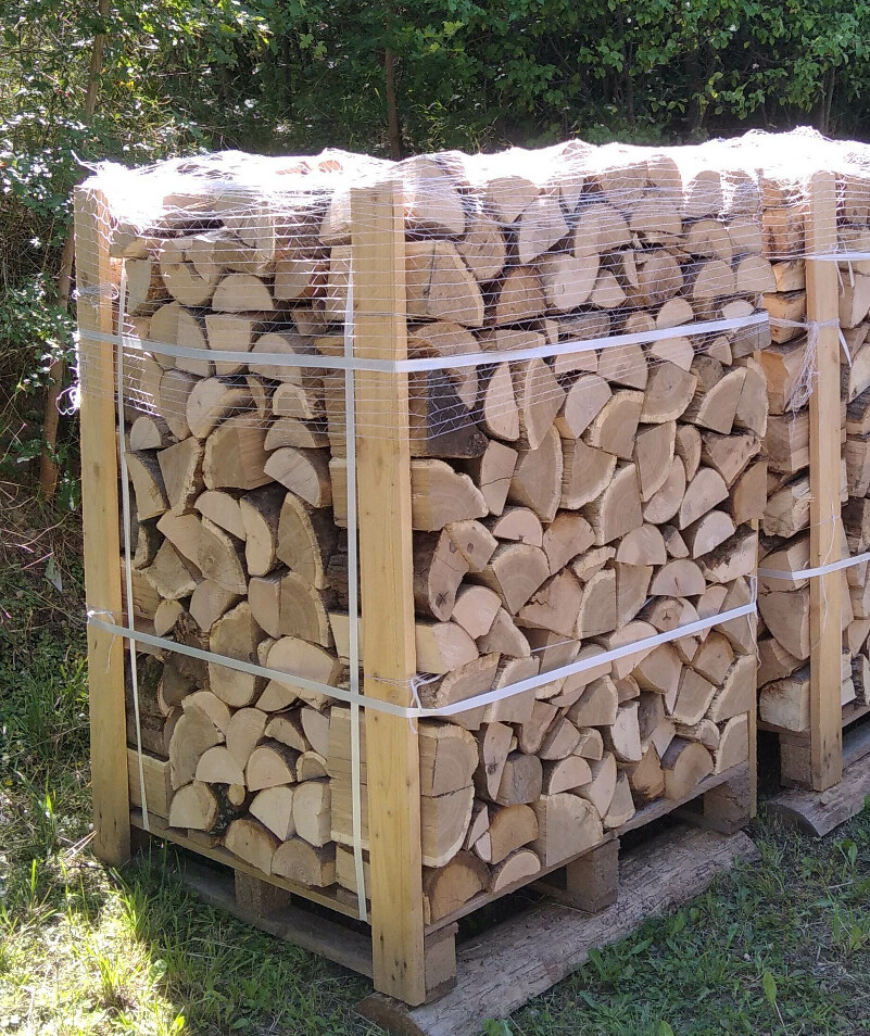 Optimtop suché palivové dřevo rovnané smrk + borovice 40 cm 1,3 prmr