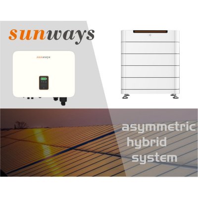Sunways Asymetrický hybridní systém 10kw + baterie 10,24kw – Zbozi.Blesk.cz