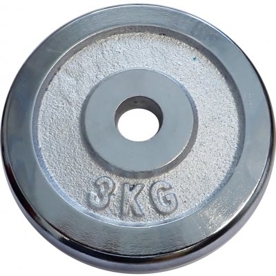 Kubisport závaží chrom 3 kg 25 mm – Hledejceny.cz