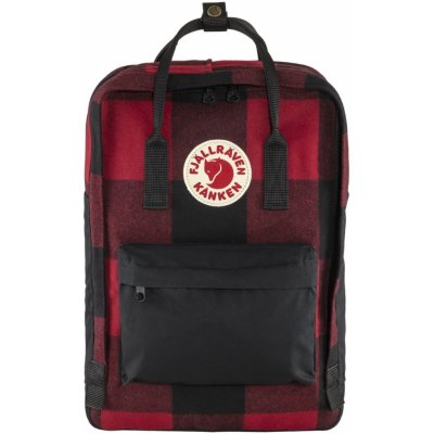 Fjällräven Kånken Re Wool red black 16 l – Zboží Dáma