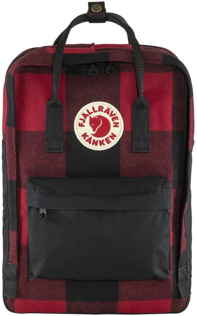 Fjällräven Kånken Re Wool red black 16 l