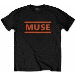 Muse tričko Orange Logo Black – Zboží Mobilmania