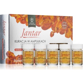 Farmona Jantar intenzivní kúra pro velmi poškozené vlasy with Amber Extract 5 x 5 ml