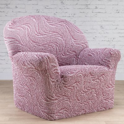 GA.I.CO bielastický potah na křeslo Brillante bordó 60 - 110 cm – Sleviste.cz