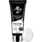 MollyLac Poly gél Hema/di-Hema free White 30 ml – Sleviste.cz