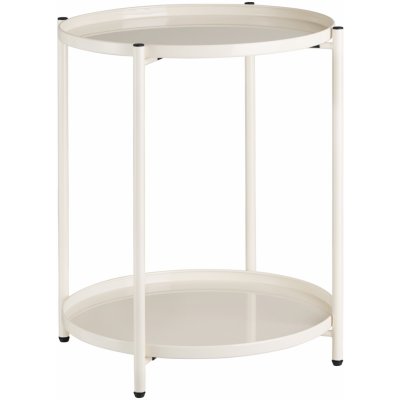 tectake 404199 odkládací stolek oxford - krémová – Hledejceny.cz