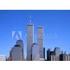 Tapety WEBLUX Samolepka fólie NYC Skyline With The Twin Towers - 19855091 Panorama NYC s dvojčaty 100 x 73 cm