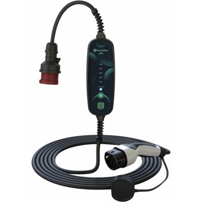 EcoVolter II chytrý přenosný Wallbox 11kW 3x16A kabel 6,5 m APP typ2 EcoVolter II 3x16A-6,5 m – Zbozi.Blesk.cz
