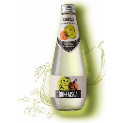 Bohemsca Zahradní limonáda hruška & hřebíček 330 ml