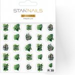 Nálepky na nehty 3D Premium samolepky R39 – Hledejceny.cz