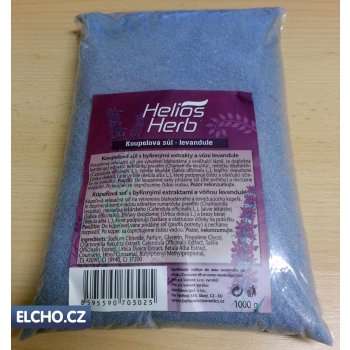 Helios Herb Levandule koupelová sůl 1 kg