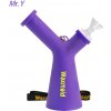 Vodní dýmka Waxmaid Silikonový bong Mr. Y Silicone 16 cm Purple