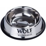 Wolf of Wilderness protiskluzová Miska z oceli 2 x 850 ml 23 cm – Zbozi.Blesk.cz