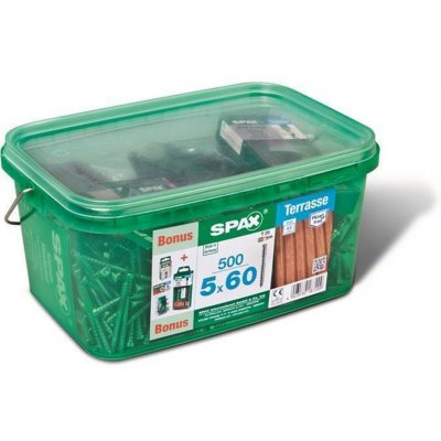 SPAX SET, 500 terasových šroubů 5x60 mm + BONUS – Hledejceny.cz