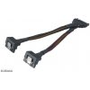 PC kabel SATA napájecí rozdvojka Sata(M) na 2xSata(F) 15 cm - AK-CBPW15-15BK