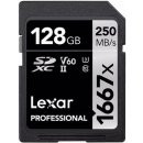paměťová karta Lexar SDXC UHS-II 128 GB LSD128CB1667