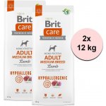 Brit Care Hypoallergenic Adult Medium Breed Lamb 2 x 12 kg – Hledejceny.cz