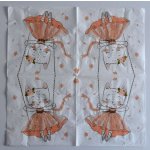 Ubrousek na decoupage Zvířata Kočička – Zboží Dáma