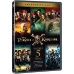 Piráti z Karibiku 1-5 kolekce DVD – Zboží Dáma