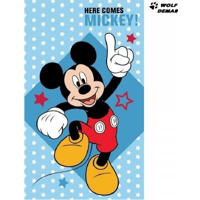 DETEXPOL Dětský ručník Mickey hvězdičky 50 x 30 cm – Sleviste.cz