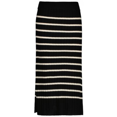 Gant sukně D2. Breton Rib Knit Skirt černá
