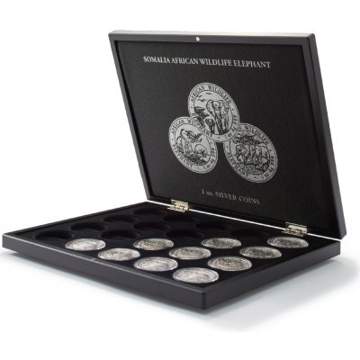 LEUCHTTURM Kazeta na 20 mincí Somalia Elefant 1 Oz – Zboží Dáma