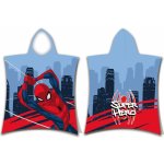 Jerry Fabrics Dětské pončo 50 x 115 cm Spider man Super hero – Sleviste.cz